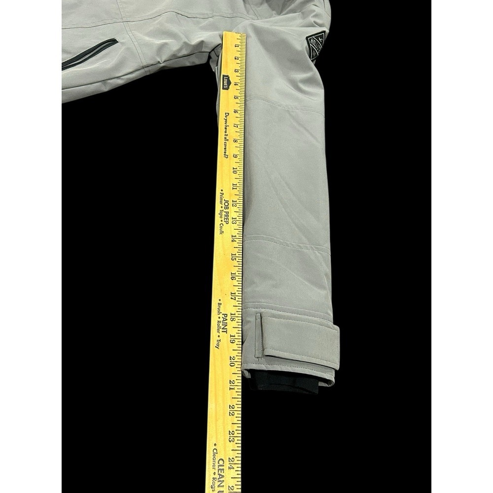 Hollister California All Weather Jacket Women's Medium Grey Hooded Winter Coat - Picture 13 of 16